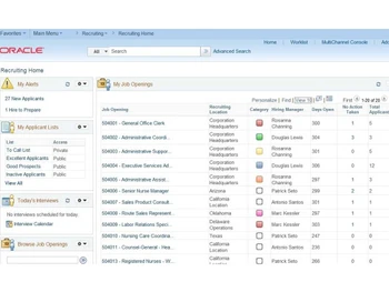 peoplesoft recruiting
