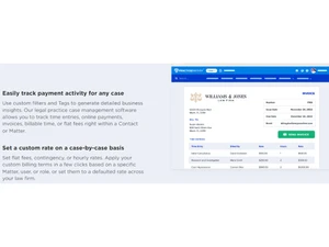 PracticePanther Track payement