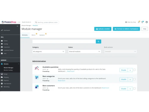 PrestaShop Module Manager