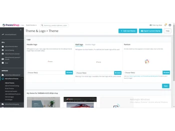 PrestaShop Theme and Logo