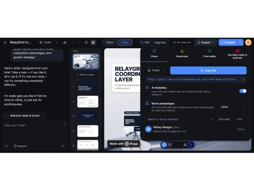 Prezi-export