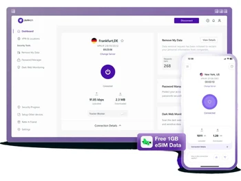 PureVPN dashboard