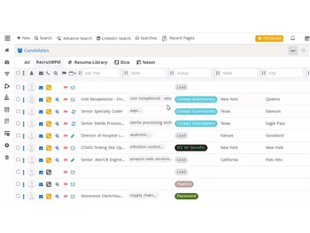 RecruitBPM candidate details