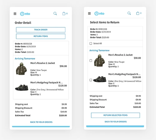 Salesforce Order Management detail page