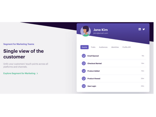 twilio segment One API