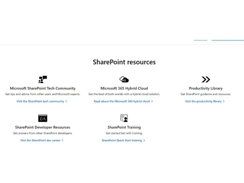 sharepoint resourses