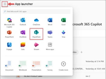 sharepoint software-launcher