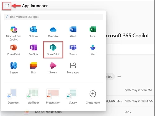 sharepoint software-launcher
