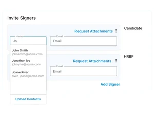 Signeasy invite signers