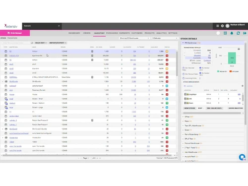 extensiv order management inventory
