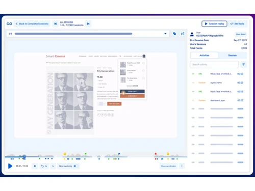 Smartlook-session reply