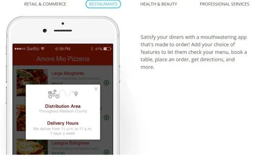 swiftic restaurant app
