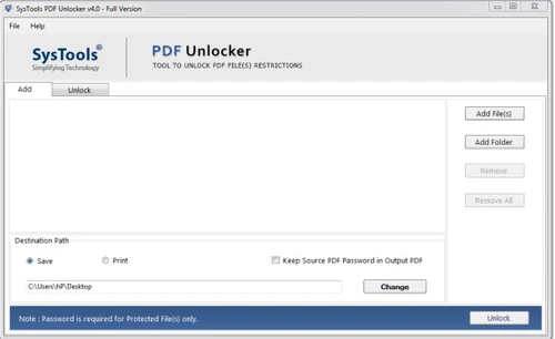 Systools Pdf Unlocker