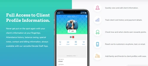 wellnessliving gym management software full access client profile