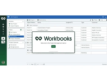 workbooks crm-projectpage
