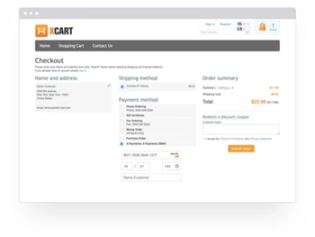 X-cart payment