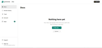 Grammarly-Dashboard