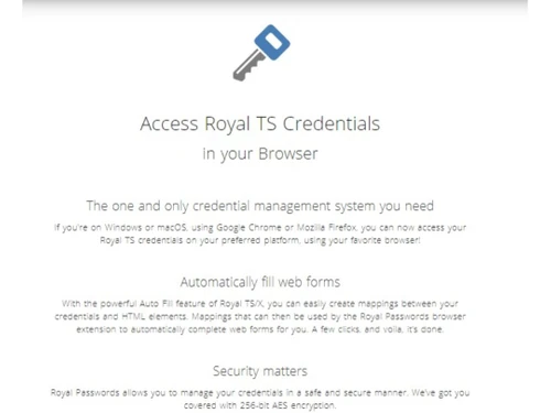royal password browser