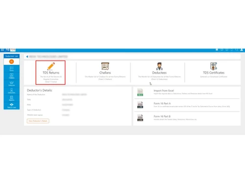 hostbook tds returns