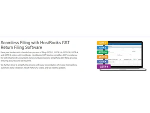 HostBooks GST Seamless filing