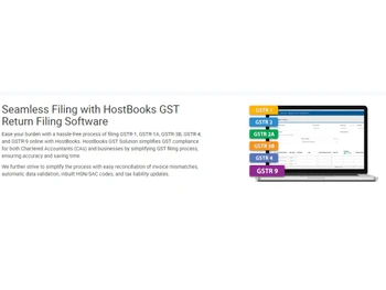 HostBooks GST Seamless filing