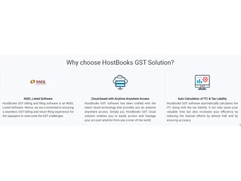 HostBooks GST Why choose HostBooks