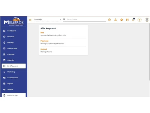 membroz bill payment