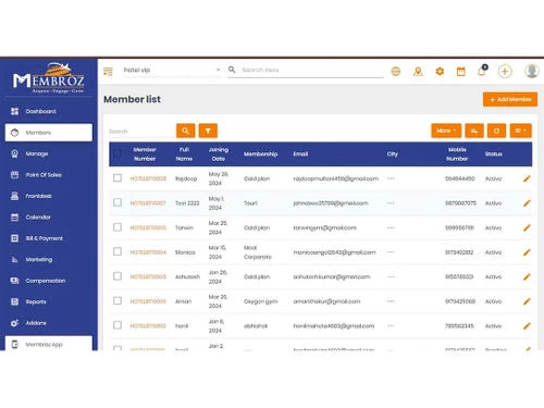 membroz member list