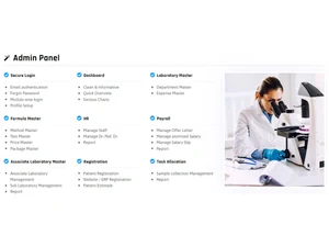 Digihealth LABbooks admin panel