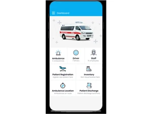 Digihealth e-ambulance dashboard