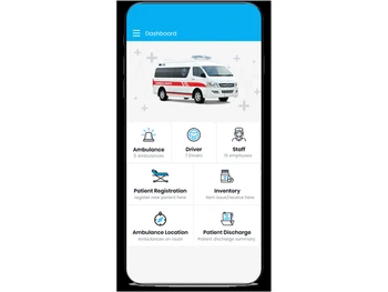 Digihealth e-ambulance dashboard