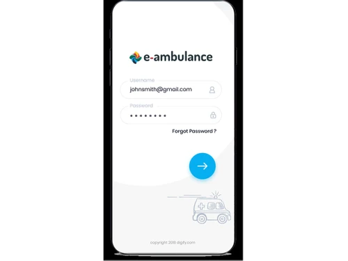Digihealth e-ambulance mobile app