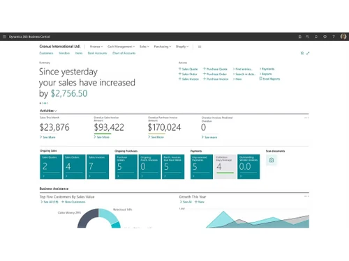 dynamics nav business central-business