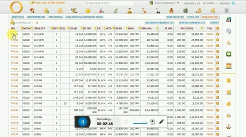 omunim stock inventory