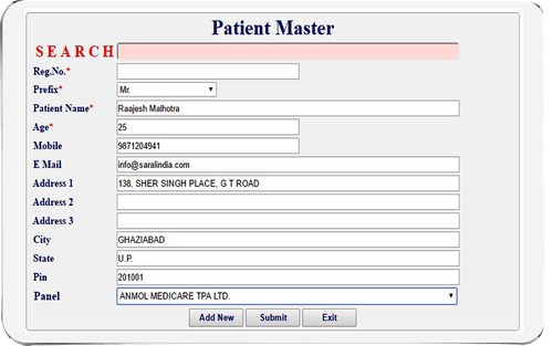 Saral Hospital Soft