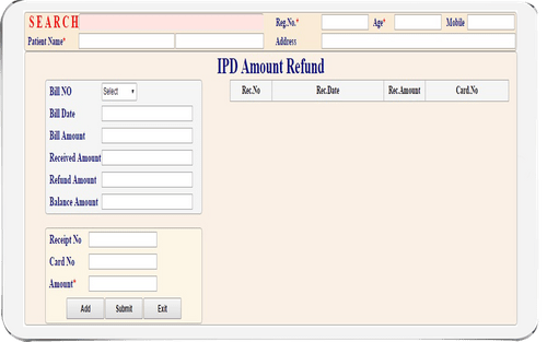 Saral Hospital Soft ipd amount