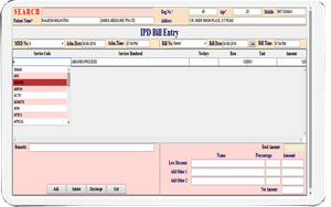 Saral Hospital Soft ipd bill entry