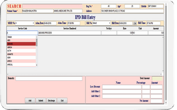 Saral Hospital Soft ipd bill entry