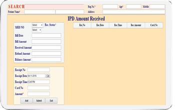 Saral Hospital Soft ipd payment