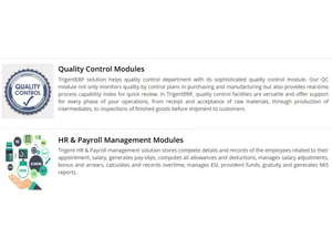 TrigentERP for Manufacturing quality