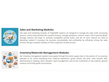 TrigentERP for Manufacturing sales