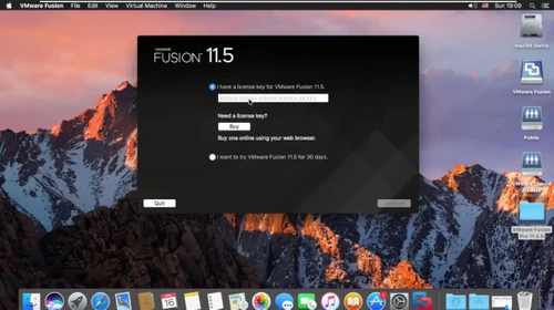 vmWare Fusion