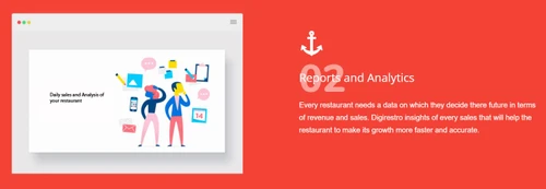 Digiresto Reports and Analytics Dashboard