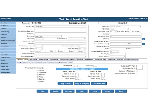 Labmate-Rental function Test