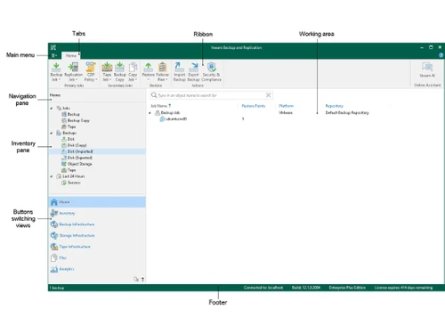 Veeam Backup & Replication home