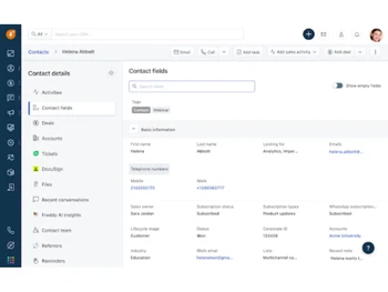 freshworks 360 dashboard