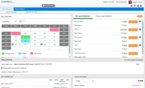 Planmyleave lms dashboard