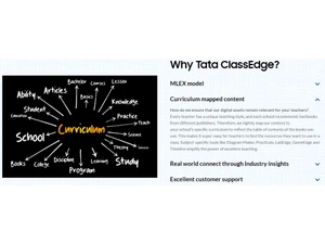 TATA ClassEdge-Curriculum mapped content