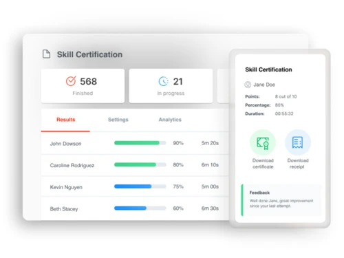 Classmarker-Skill Certification