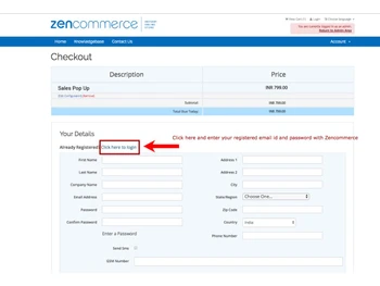 zencommerce checkout
